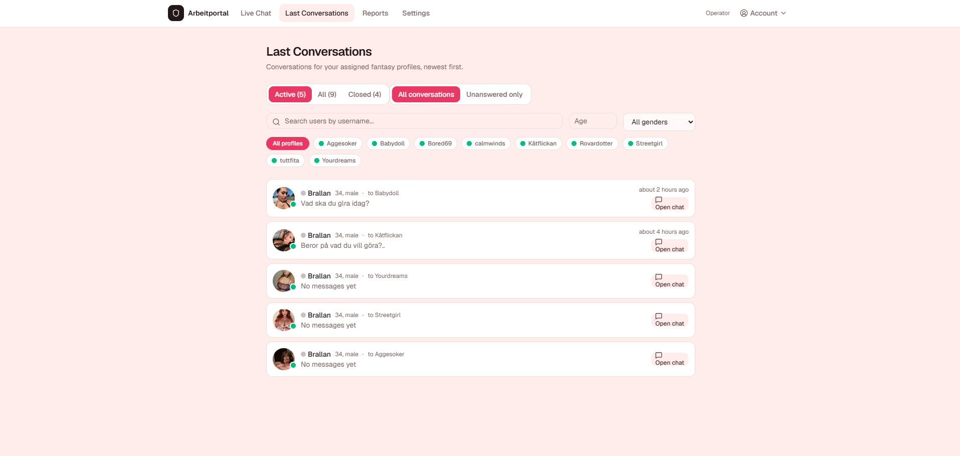 Conversation Management